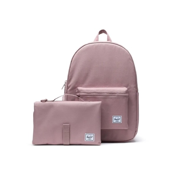 Herschel Settlement Sprout Diaper Bag Backpack 26L Ash Rose NWT - Picture 1 of 13